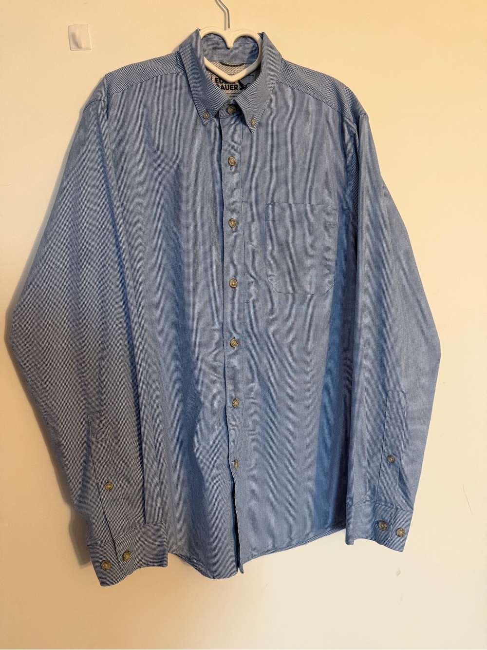 Eddie Bauer Light Blue Button-Down Dress Shirt